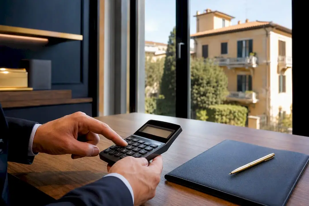 Calculating Italian property tax beside home