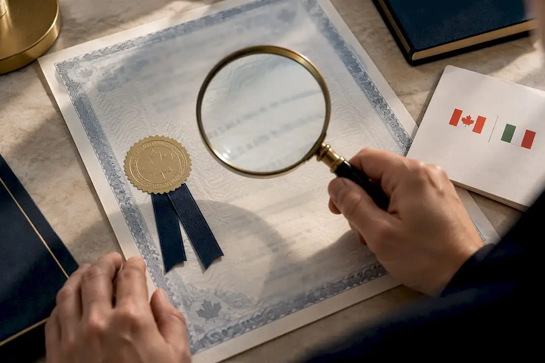 Certified vital record authentication detail